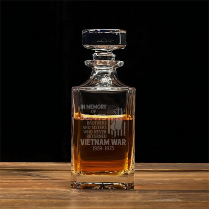 Glory lasts a lifetime decaner|For free spirit express own thoughts |Whiskey Decanter