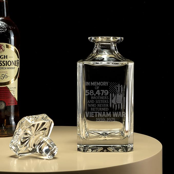 Glory lasts a lifetime decaner|For free spirit express own thoughts |Whiskey Decanter