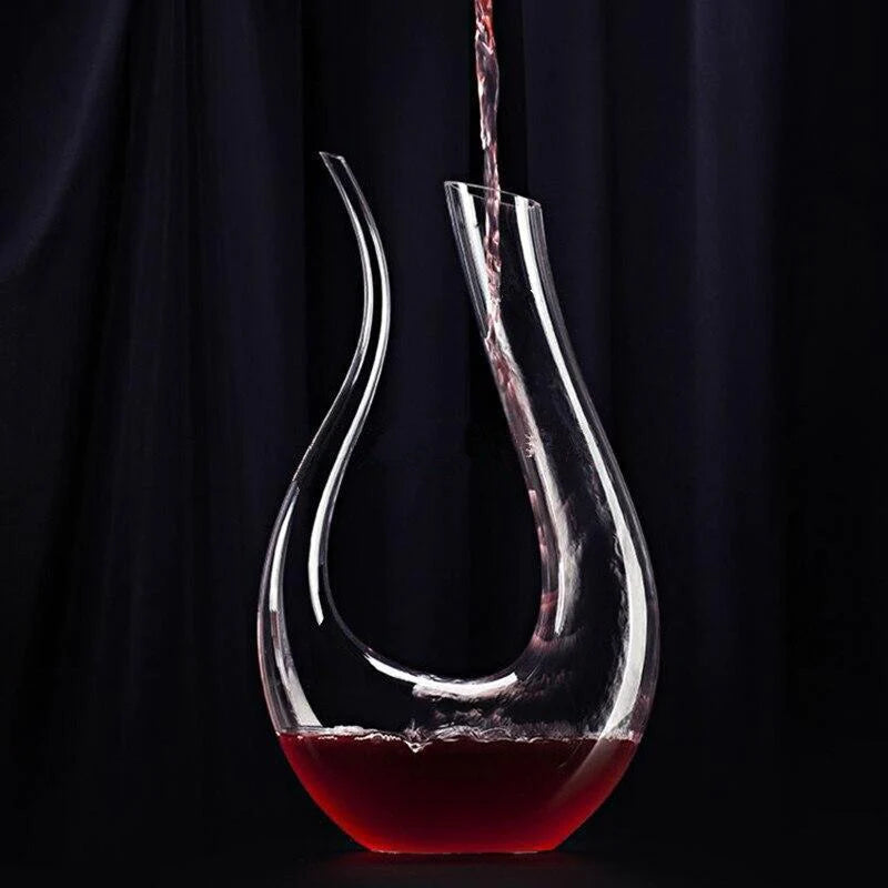 Jalite™ SWAN CRYSTAL WINE DECANTER