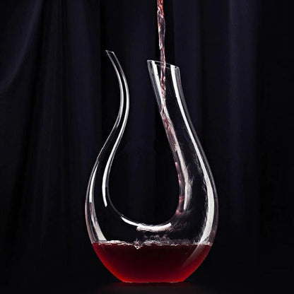 Jalite™ SWAN CRYSTAL WINE DECANTER